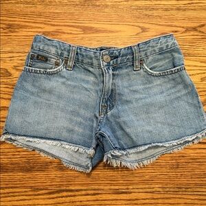 Girls Size 12 Polo by Ralph Lauren Light Blue Jean Shorts